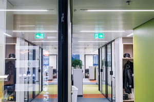 Garderobe på et kontor