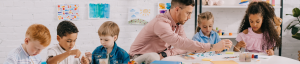 Elever i et klasseværelse