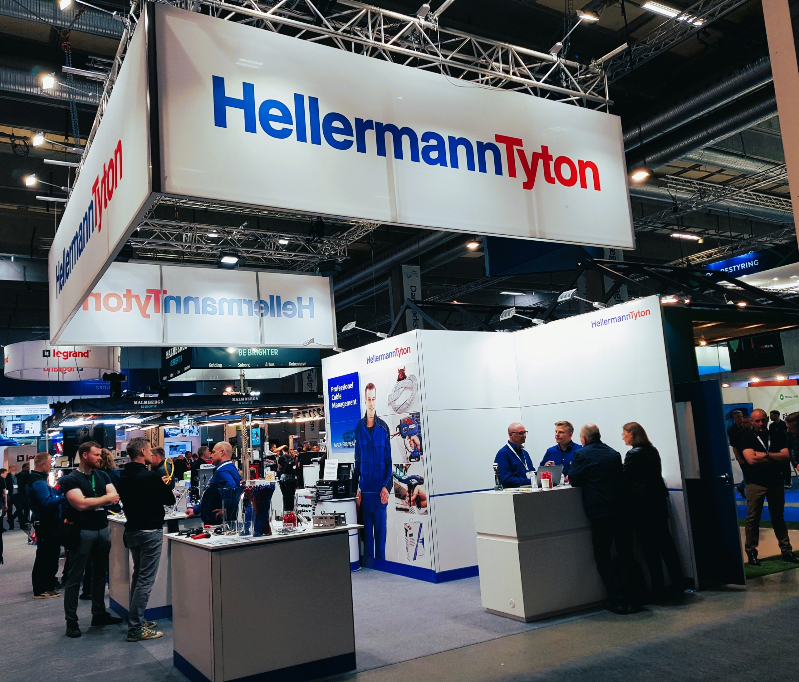 HellermannTyton messe stand El & Teknik messen 2022