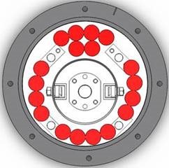 Bueformet batteripakke