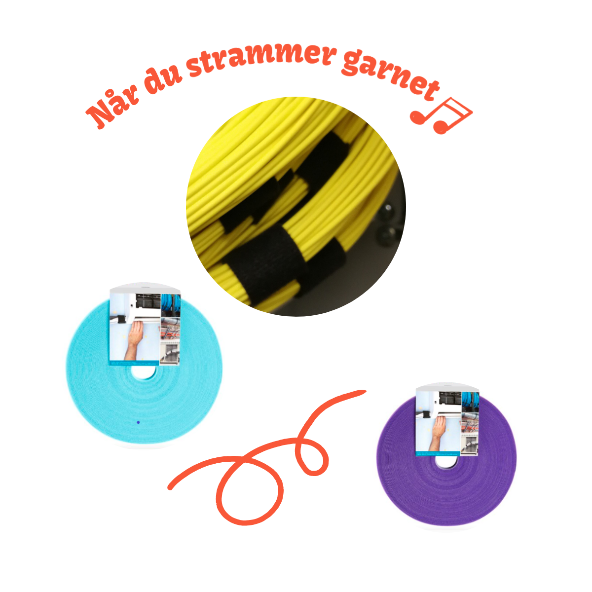 Når du strammer garnet, kvæler jo barnet!